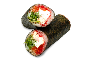 Суші шаурма з лососем (300г/1шт)