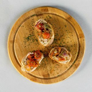 Tostadas Queso Blanco Y Tomate Especial