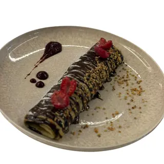 Crêpe Ananas Rôti Chocolat Belge