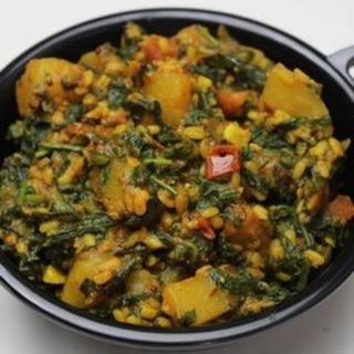 Aloo Gobi Palak