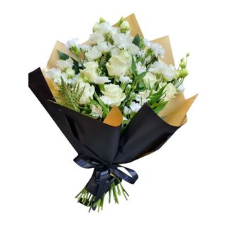 Buchet funerar mix de flori