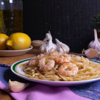 Peperoncino E Gamberi Con Pasta Fresca