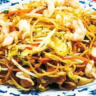 Capellini con Gamberi