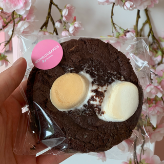 Cookie de Marshmallow con chocolate