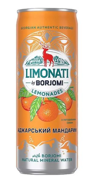 Лимонад Borjomi Limonati Аджарський мандарин 330 мл