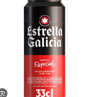 Cerveza Estrella Galicia  (33 cl.)