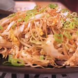 Fideos de arroz al wok