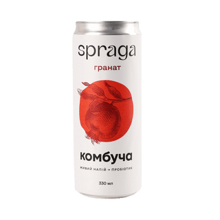 Напій комбуча SPRAGA гранат 0,33л ж/б