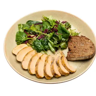 Pollo aromatizado al tomillo