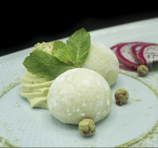 Mochi ice cream al tè verde