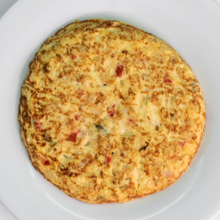 Mini tortilla de bacalao