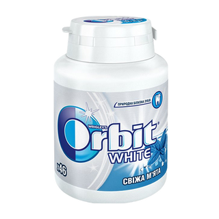 Жув/г Orbit  Bottle White Freshmint 64г