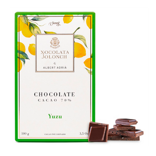 Chocolate con Cacao al 70% con Yuzu Jolonch 100 Gr.