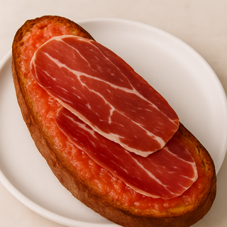 Tostada Con Tomate Y Jamón Serrano