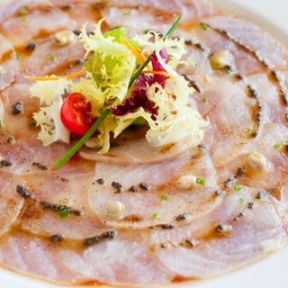 Carpaccio de bacalao 