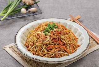 V34 - შემწვარი ატრია ღორის ხორცით