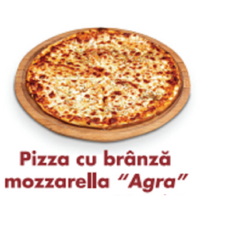 Pizza cu branza mozzarella "Agra" 450g Ø 32cm