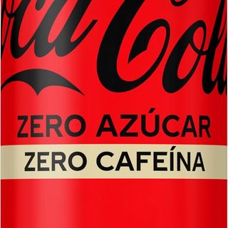 Coca cola zero zero lata 330ml.