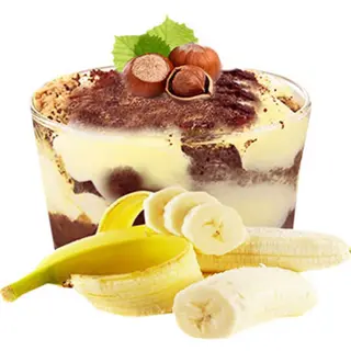 Tiramisù Nutella e banana