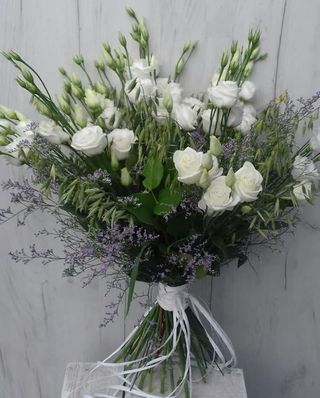 Bukiet Eustom z przybraniem 