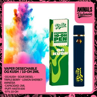 Vaper Desechable OG Kush 10-OH 97% 2Ml