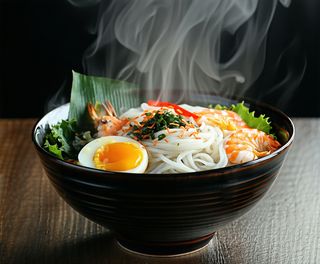 129. Ми Фен със зеленчуци и яйца  (500г)