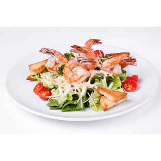 Салат "Цезарь" с креветками