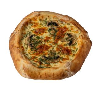 Хачапурі з сиром, куркою та печерицями (575г)