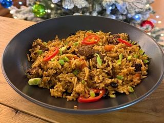 Плов по- кримськи з телятиною