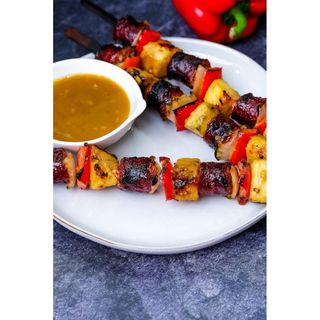 Cheesy Smoked Kebabs