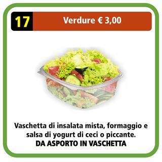 Verdure con salsa yogurt