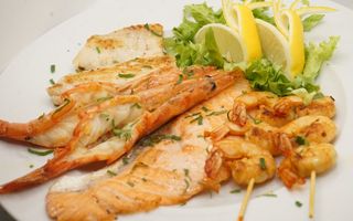 Misto di pesce alla griglia