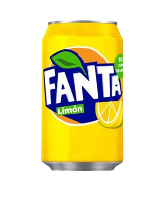 Fanta Limón lata 330ml.