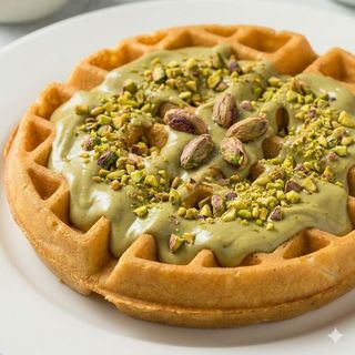 Waffle al pistacchio