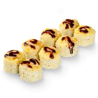 Pieczony roll z krewetkami