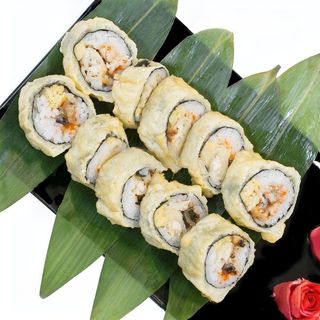 Гарячий рол з вугрем та куркою(220г)