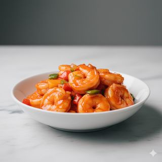 156 - Gamberi in salsa agrodolce糖醋虾仁