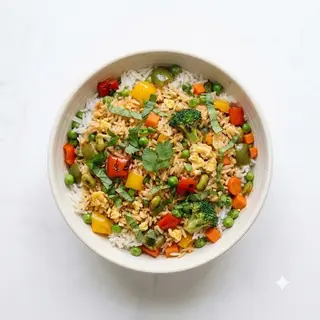 Arroz Singapur Frito