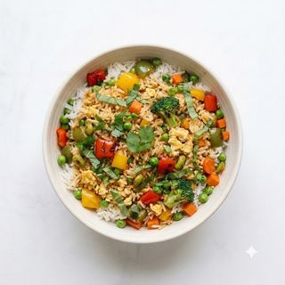 Arroz Singapur Frito
