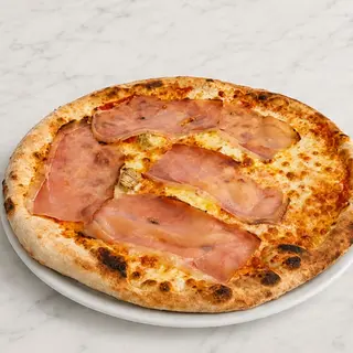 Pizza Jamón Ahumado y Brie