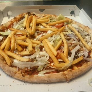 Pizza kebab completa