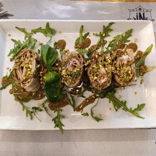 Tronchetto de mortadella (estilo sushi) 