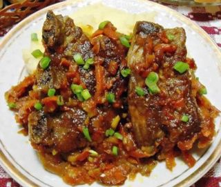 Свиные ребра по-корейски