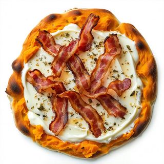 Pizza bianca halloween