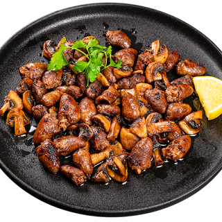 ПИЛЕШКИ СЪРЦА С ГЪБИ И МАСЛО  (200г)