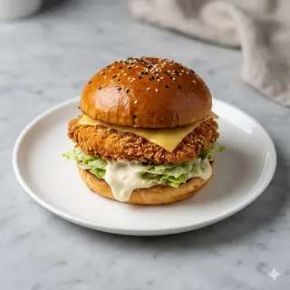 Burger De Pollo Crujiente