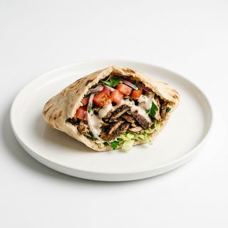 Shawarma En Pan De Pita