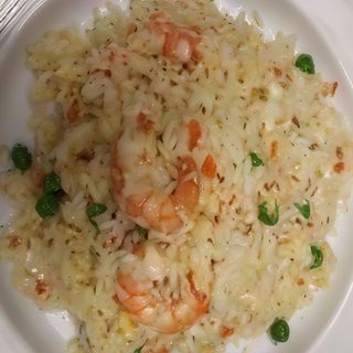 Arroz Frito con Gambas