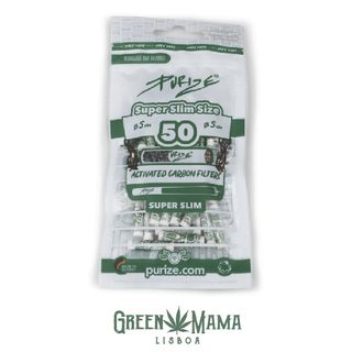 50pcs Filtros de carvão ativado 6mm. Purize 