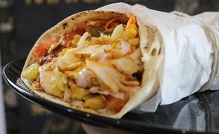 Shaorma mixtă în lipie mare